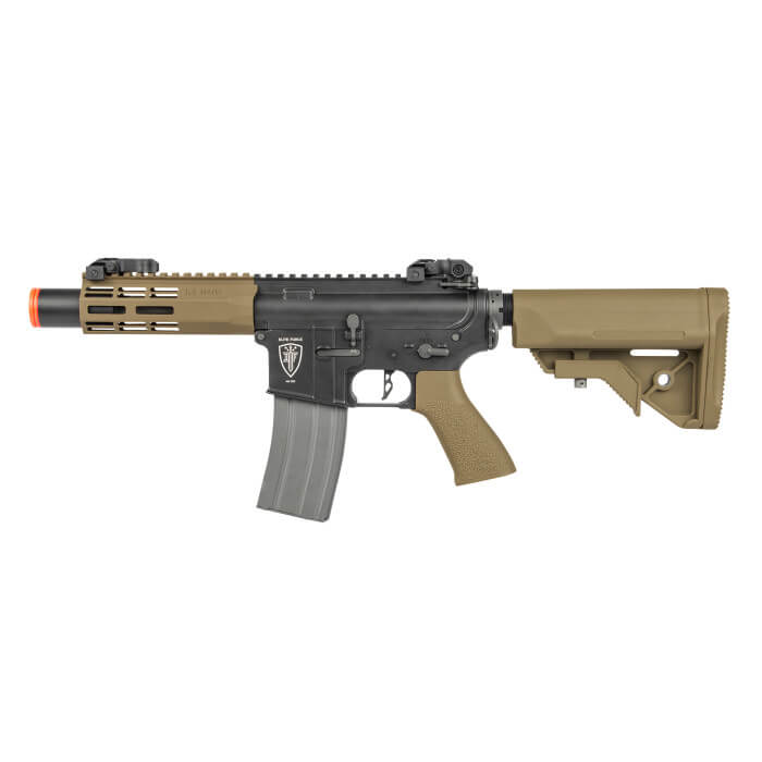 Elite Force Competition M4 Airsoft AEG Rifle w/ M-LOK Rail (Model: CQC / Black & Tan)