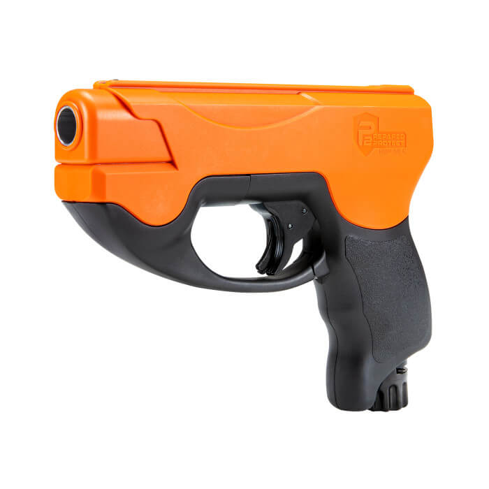 P2P HDP 50 COMPACT-.50 CAL-ORANGE/BLACK (RUBBER/PEPPER ROUND)