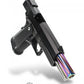 Nine Ball "Fixed" Fluted Outer Barrel for Tokyo Marui Hi-CAPA 5.1 Series Gas Blow Back Pistols (Color: Heat Gradation)