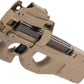 FN Herstal Licensed P90 Full Size Metal Gearbox Airsoft AEG w/ Built-In Red Dot