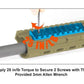 UTG PRO 7-Slot Super Slim Free Float Rail Section -FDE