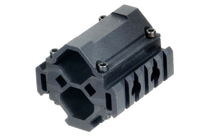 UTG Universal Tri-rail Shotgun Barrel Mount, 5 Slots