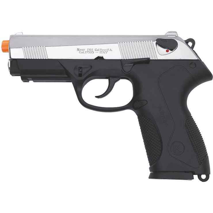 Kimar Model PK4 Front Firing Blank Gun Nickel Finish