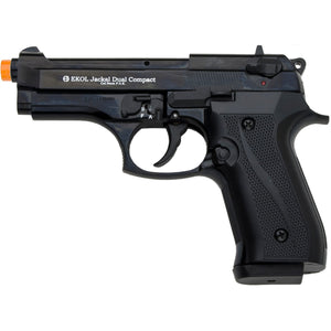 EKOL Jackal Dual 9mm Front Firing Semi/Automatic Blank Gun (Mat Black)