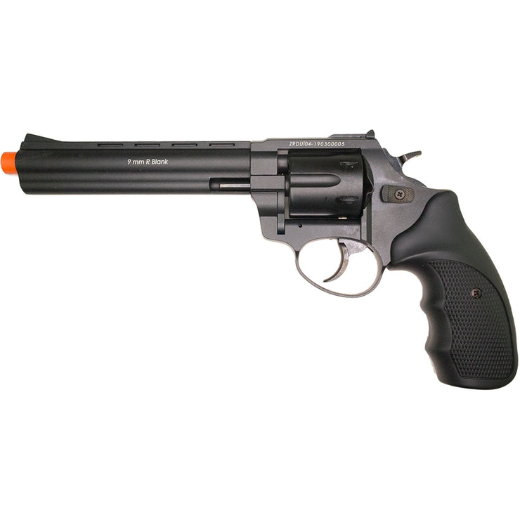 ZORAKI R1 6" Front Firing Blank Revolver- Black