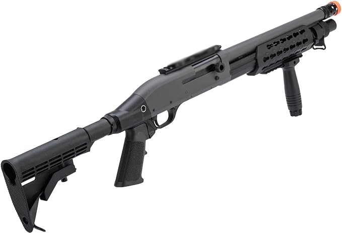 CYMA Sport Tactical M3 Super 90 3-Round Burst Airsoft Shotgun (KeyMod Tactical / Combat Grey)