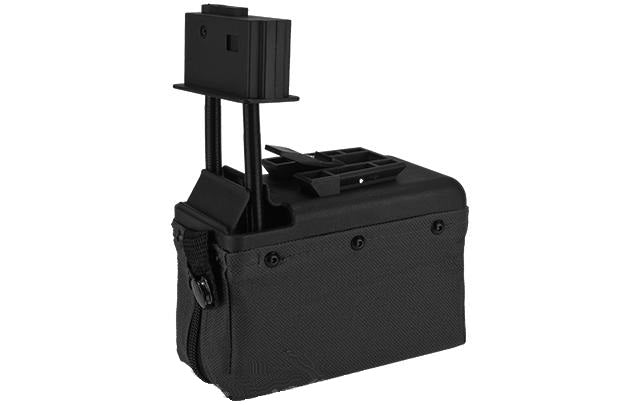 Box Magazine Round A&K 1500 Round Box Magazine for Airsoft M249 Series AEG – Contact Front ...