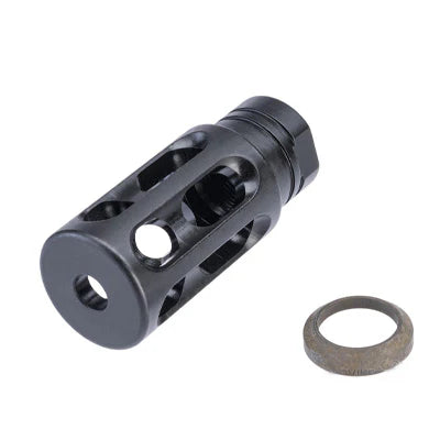 5KU 14mm Negative Breacher Muzzle Break for Airsoft Rifles