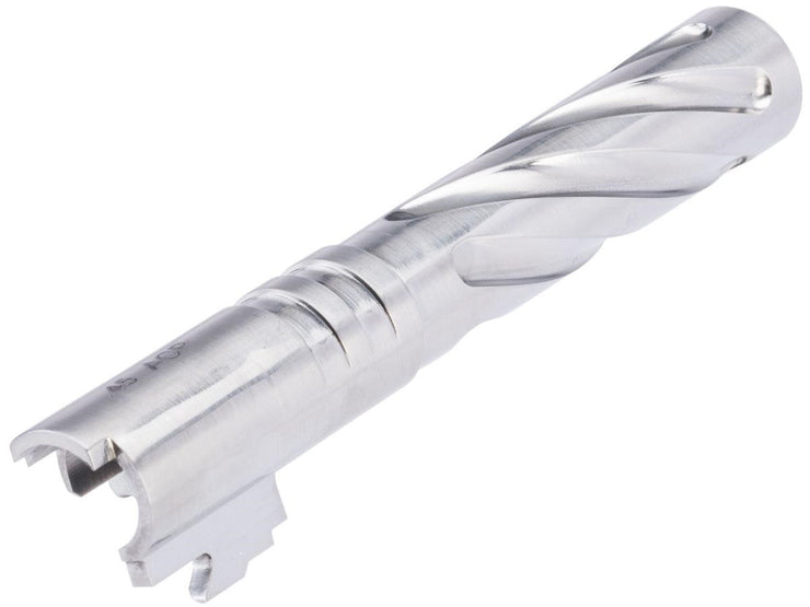 5KU Tornado Stainless Spiral Fluted Outer Barrel for Tokyo Marui 5.1 Hi-Capa Airsoft Pistols