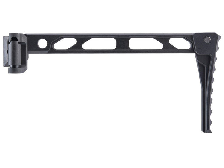 5KU Skeletonized Folding Stock for Picatinny Rail Mounts (Model: Flat Frame / Folding Buttplate)