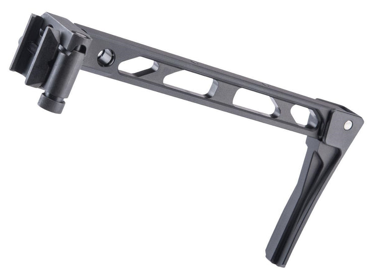 5KU Skeletonized Folding Stock for Picatinny Rail Mounts (Model: Flat Frame / Folding Buttplate)
