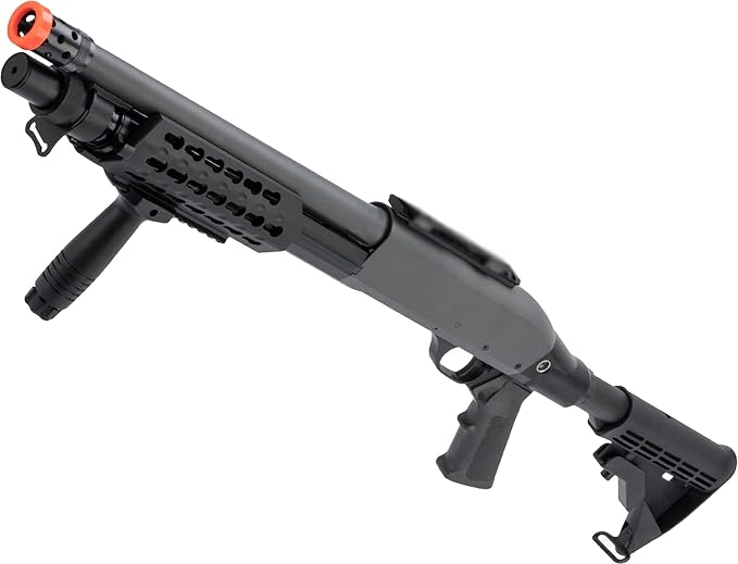 CYMA Sport Tactical M3 Super 90 3-Round Burst Airsoft Shotgun (KeyMod Tactical / Combat Grey)