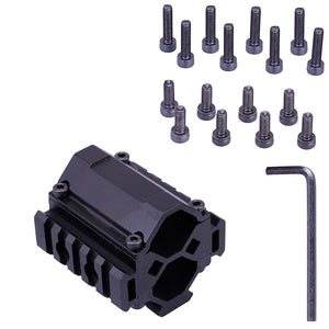 UTG Universal Tri-rail Shotgun Barrel Mount, 5 Slots