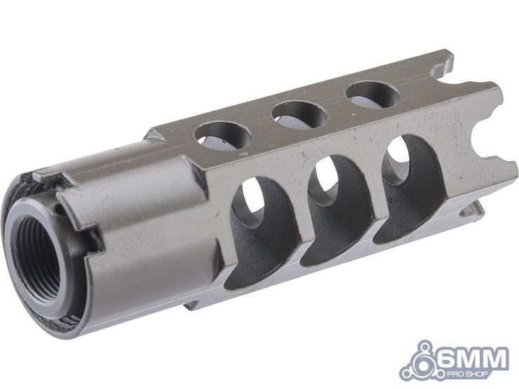 6mmProShop DTK-1 Flash Hider for AK Series Airsoft Rifles (Model: 14mm Negative)