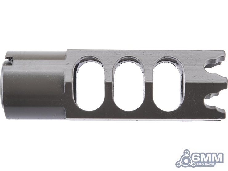 6mmProShop DTK-1 Flash Hider for AK Series Airsoft Rifles (Model: 14mm Negative)