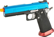 AW Custom Hi-Capa Competition Grade Gas Blowback Airsoft Pistol (Color: Patriot / Gun Only)