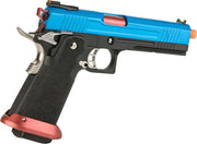 AW Custom Hi-Capa Competition Grade Gas Blowback Airsoft Pistol (Color: Patriot / Gun Only)