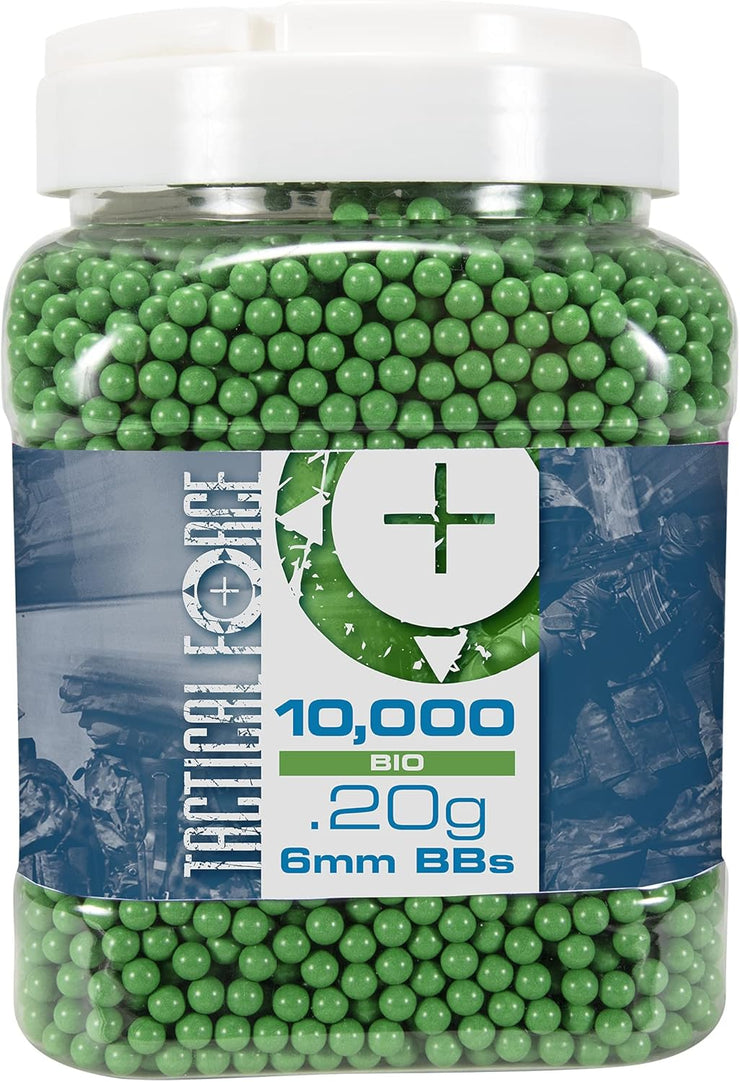 TACTICAL FORCE BIO BB .20G – 10,000 COUNT – GREEN