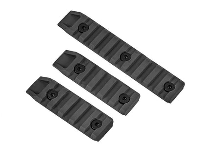 Echo1 3pc Metal Airsoft KeyMod Rail Slot Set