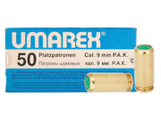 Walther 9mm PAK Blanks, For Full- & Semi-Auto Pistols, 50ct