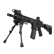 NcSTAR Precision Grade Compact Notched Bipod (Color: Black)