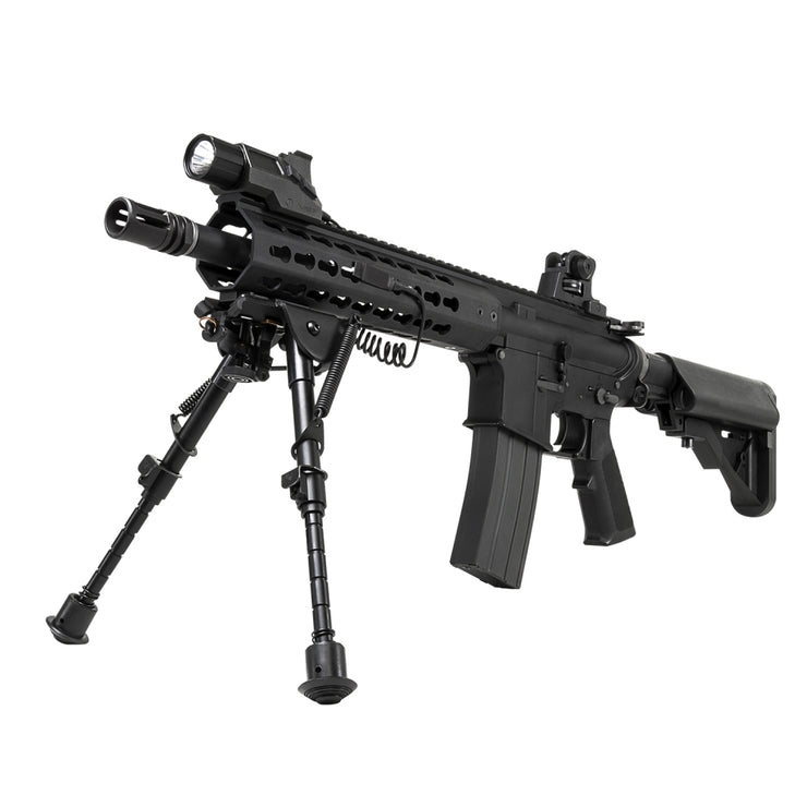 NcSTAR Precision Grade Compact Notched Bipod (Color: Black)