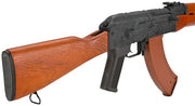 CYMA Full Metal AK AKM Airsoft AEG Rifle (Model: Real Wood / 9.6v NiMH Battery + Charger Included)