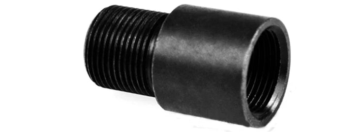 Matrix CNC 14mm Positive (+) to 14mm Negative (-) Flashhider / Barrel Adapter for Airsoft AEG