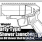 6mmProShop Airsoft Pocket Cannon Grenade Launcher Pistol (Package: Launcher Only)