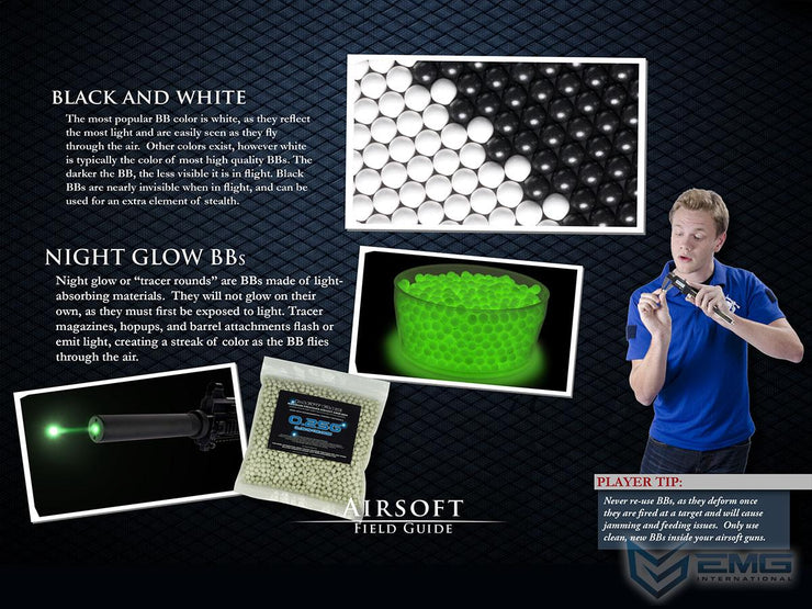 EMG Barrett Licensed Battle Grade 6mm Airsoft BBs (0.25g / 5000rd)