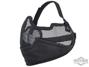 Matrix Iron Face Carbon Steel "Striker" Gen2 Metal Mesh Lower Half Mask