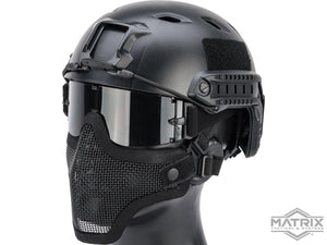Matrix Iron Face Carbon Steel Mesh "Striker V1" Lower Half Mask