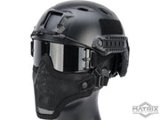 Matrix Iron Face Carbon Steel Mesh "Striker V1" Lower Half Mask