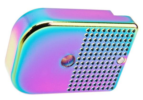 CowCow Technology CNC Aluminum Dot Matrix Magazine Base Plate for TM Hi-Capa Pistols