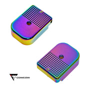CowCow Technology CNC Aluminum Dot Matrix Magazine Base Plate for TM Hi-Capa Pistols