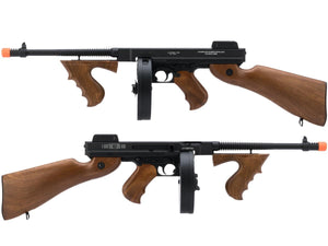 Cybergun Licensed Thompson "Chicago Typewriter" Airsoft AEG Rifle w/ Drum Mag