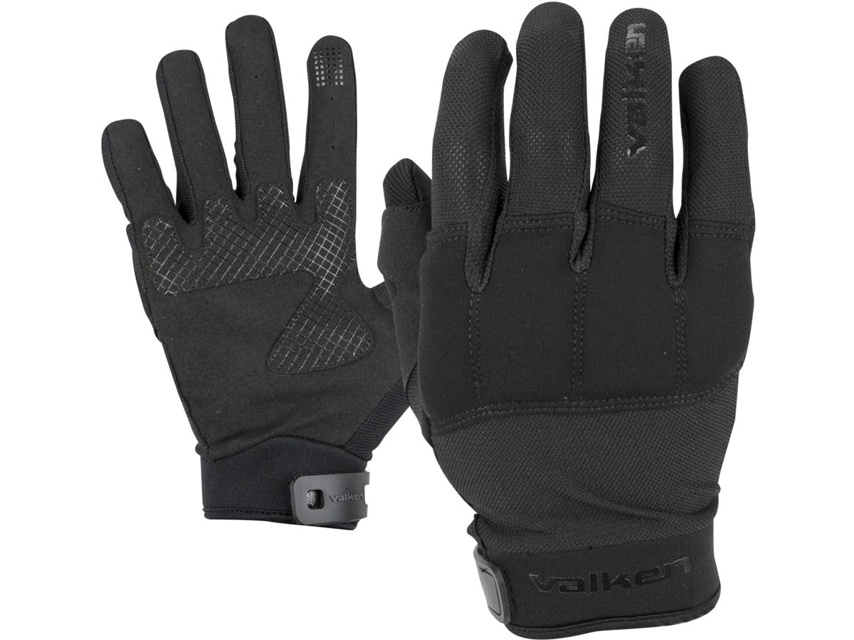 Valken "Kilo Tactical" Lightweight Padded Gloves (Black)