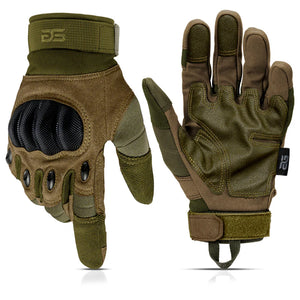 Glove Station "The Combat" Hard Knuckle Full Finger Tactical Gloves