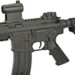 Golden Eagle 6612 9" M4 Airsoft AEG with Modular Handguard and Retractable Stock (Black W/ 9.6v Battery )