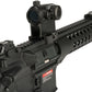 Golden Eagle 6612 9" M4 Airsoft AEG with Modular Handguard and Retractable Stock (Black W/ 9.6v Battery )