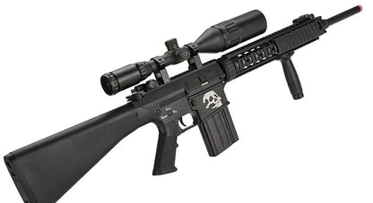 A&K Full Metal SR-25 Airsoft AEG Rifle (Model: Full Stock / Zombie Killer)