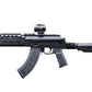 EMG Strike Industries TRAX AK74 Stamped Steel Airsoft AEG Rifle w/ Folding Buffer Tube Stock (Model: CQB / Black)