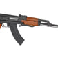 CYMA Standard Full Metal AK47-S Airsoft AEG Rifle w/ Steel Folding Stock and Real Wood Furniture (7.4v LiPo Battery + Charger)