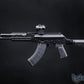 EMG Strike Industries TRAX AK74 Stamped Steel Airsoft AEG Rifle w/ Folding Buffer Tube Stock (Model: Carbine / Black)