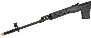 A&K SVD Dragunov Airsoft AEG Sniper Rifle w/ Metal Gearbox (Model: Black Polymer Furniture)