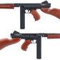 Cybergun Auto Ordnance Licensed Thompson M1A1 Airsoft AEG Rifle w/ Real Wood Grip and Stock