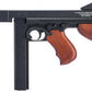 Cybergun Auto Ordnance Licensed Thompson M1A1 Airsoft AEG Rifle w/ Real Wood Grip and Stock