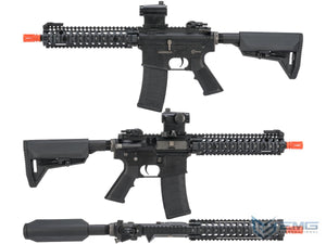 EMG Custom Built Colt Licensed M4 SOPMOD Block 2 Airsoft AEG Rifle with Daniel Defense Rail System (Model: 9.5" MK18 - 350 FPS)