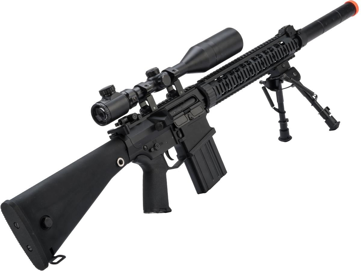 CYMA Platinum SR-25 QBS Airsoft AEG Designated Marksman Rifle (Model: SR-25)
