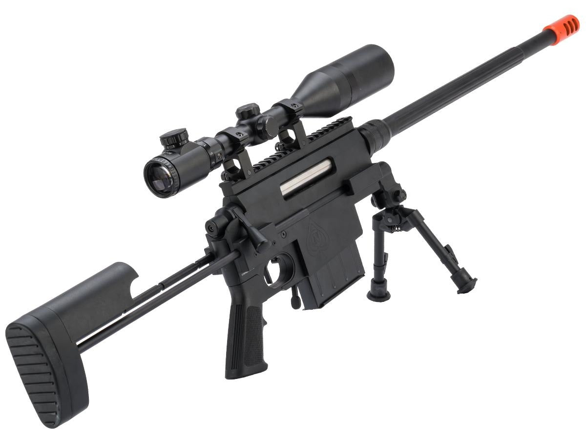 Echo1 / Nemesis Arms "VANQUISH" Take Down Bolt Action Airsoft Sniper Rifle w/ Hard Case